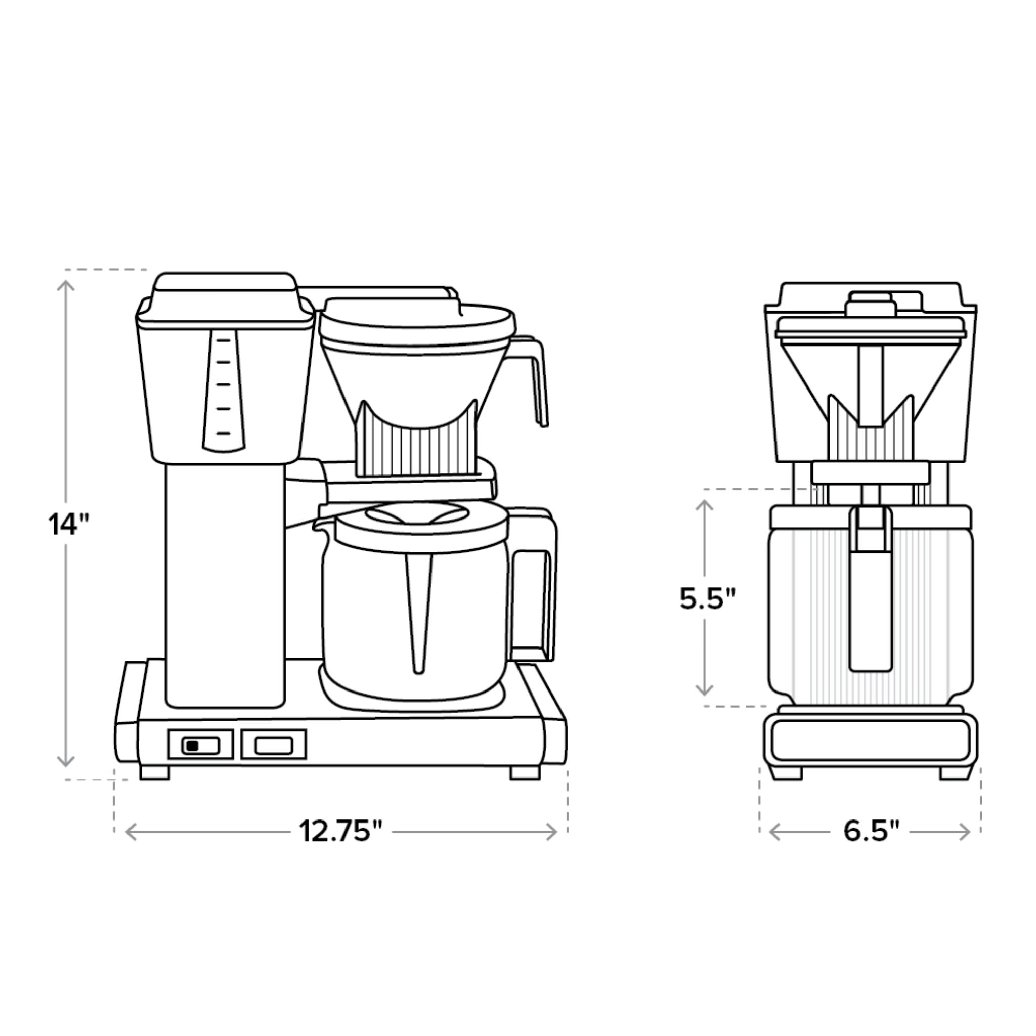 Moccamaster KBGV Select Glass Carafe Brewers