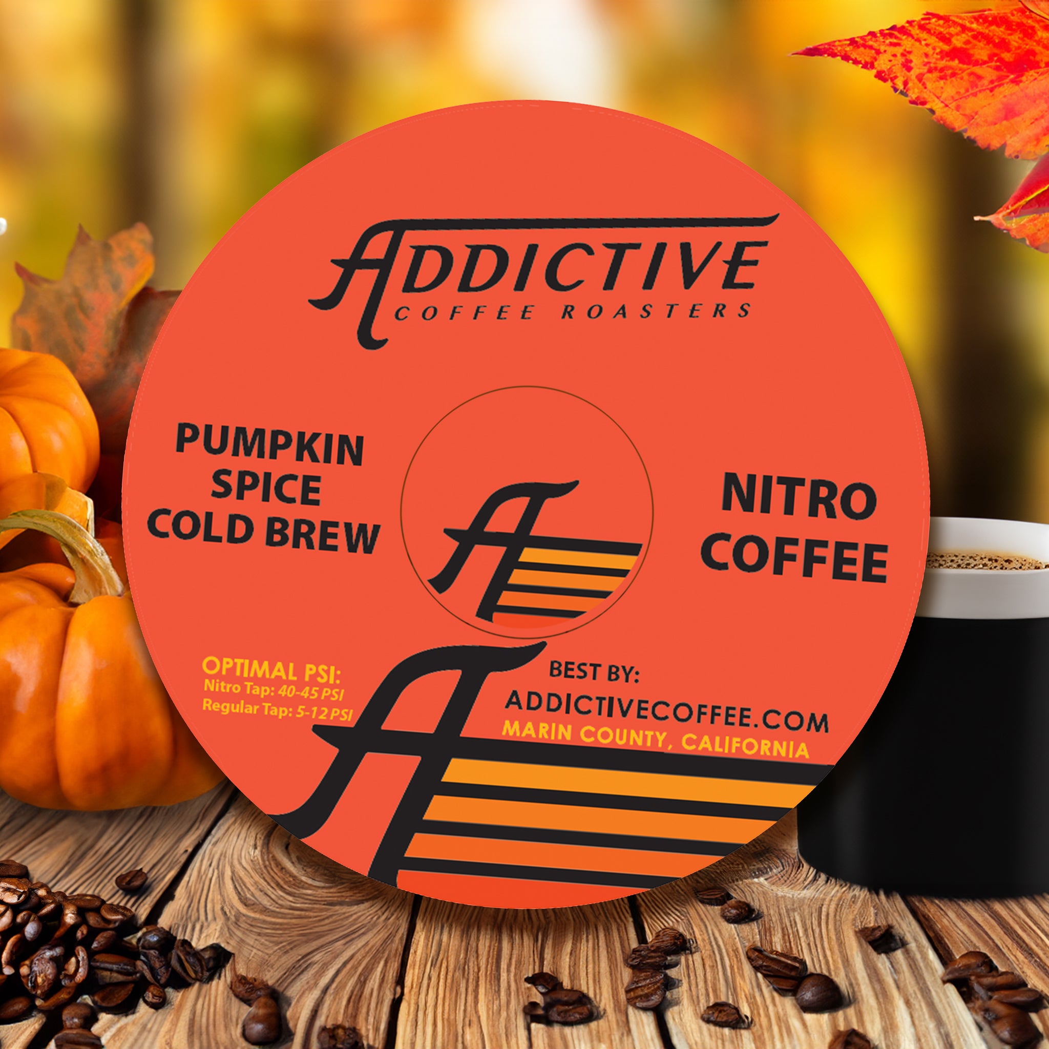 5 Gallon Keg - PUMPKIN SPICE Cold Brew - Steel