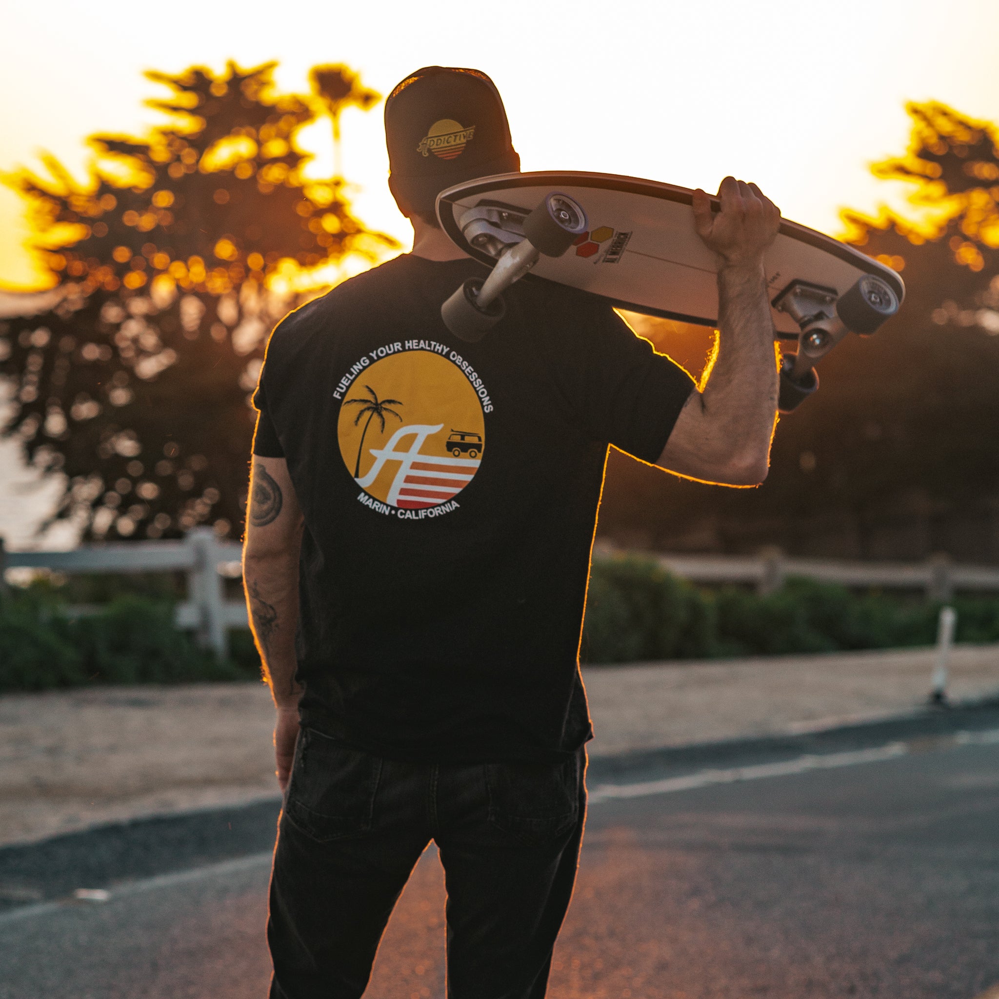 Addictive Vintage Black Tee