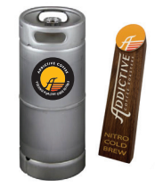 5 Gallon Keg - NITRO FUELED Cold Brew - Steel